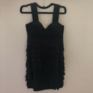 ALEXANDER WANG Bustier Ruffle Tiered Dress Sz. 6